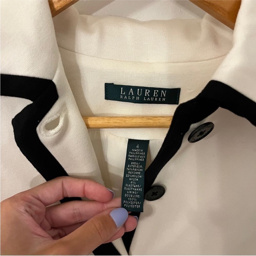 NWT Ralph Lauren White blazer professional jacket - size 4 - Picture 3 of 10